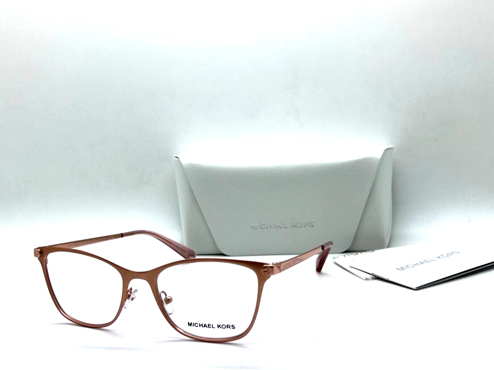 MICHAEL KORS MK3050 1108 Satin Rose Gold Demo Lens 51 mm Women